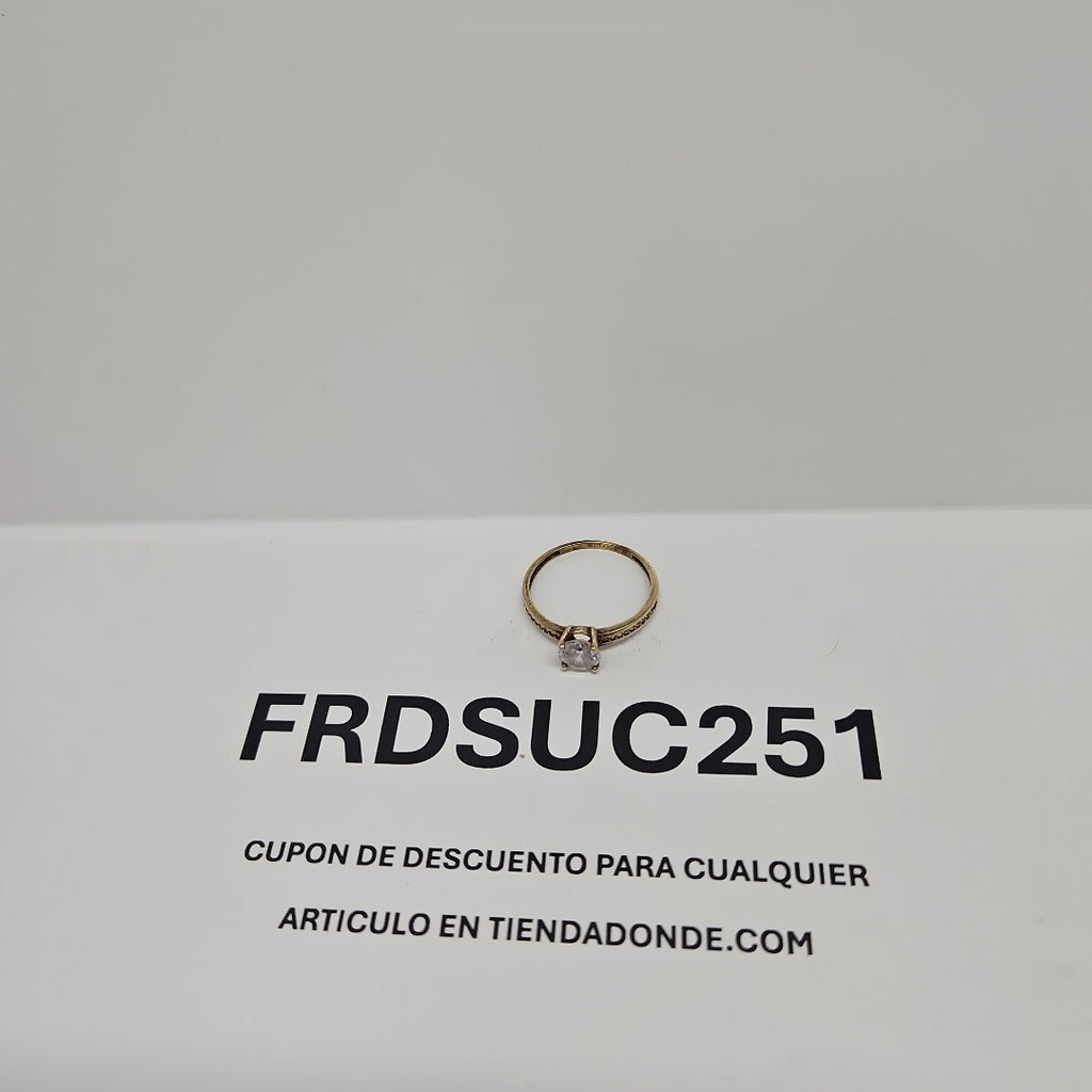 SOLITARIO ORO 10 K 1.7 GRMS (SEMINUEVO)