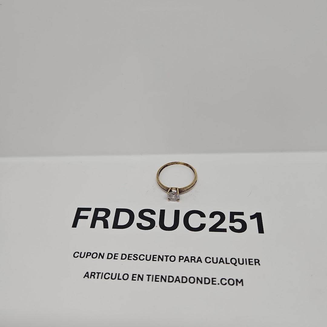 SOLITARIO ORO 10 K 1.7 GRMS (SEMINUEVO)