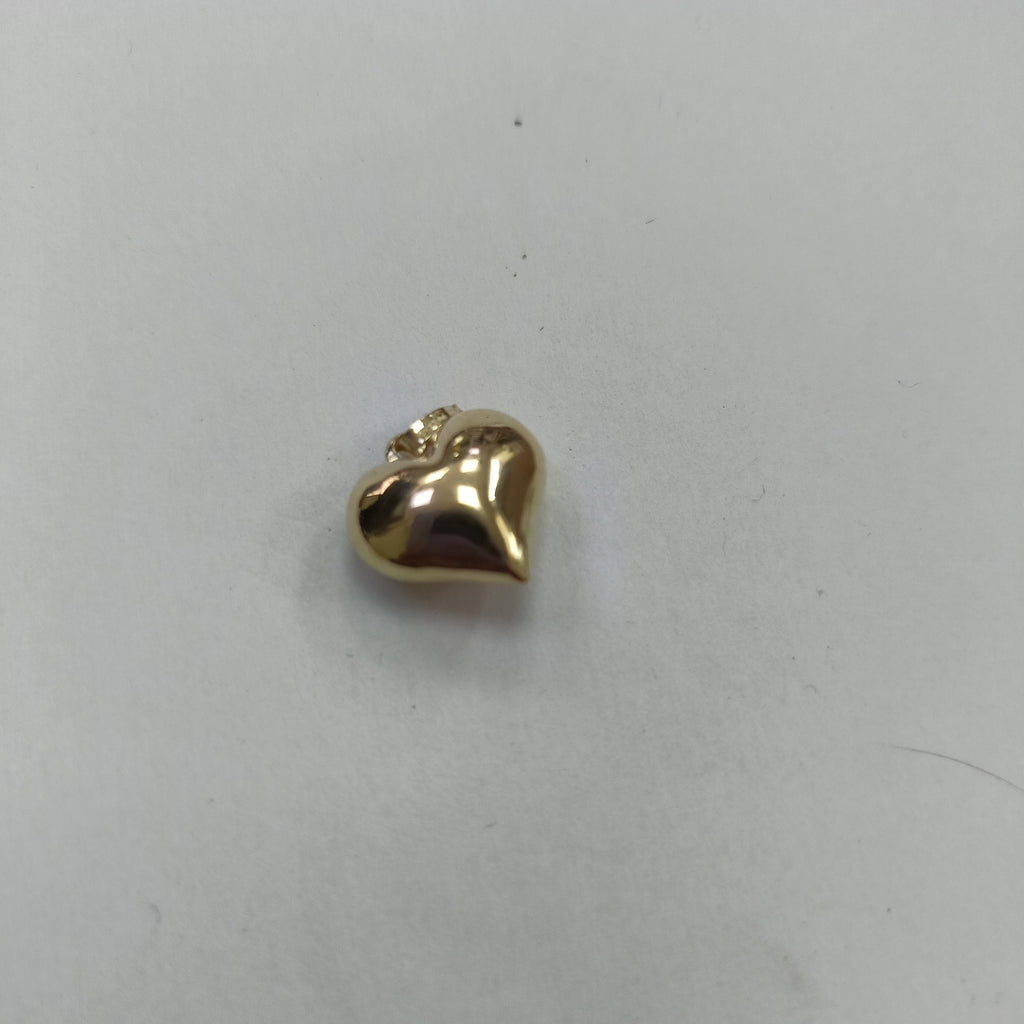 DIJE TEJIDO CORAZON LISO 14K 1.3 GR (NUEVO)