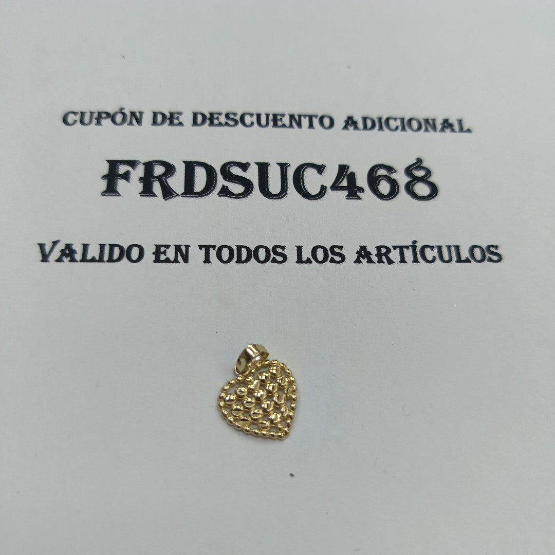 DIJE FIG CORAZON 14K 0.8 GR (NUEVO)