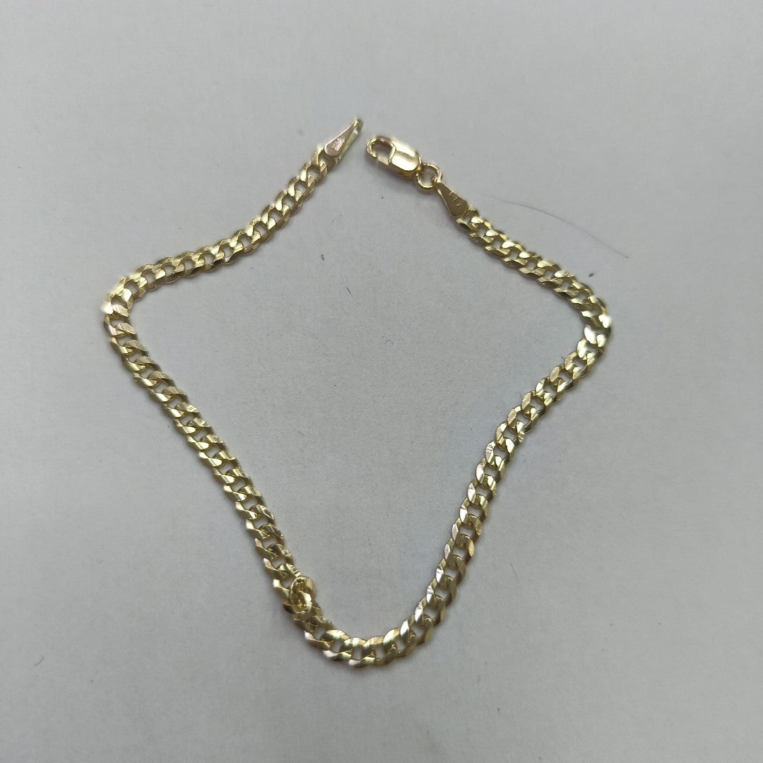 PULSERA BARBADA 14K 18 CM 3.2 GR (NUEVO)