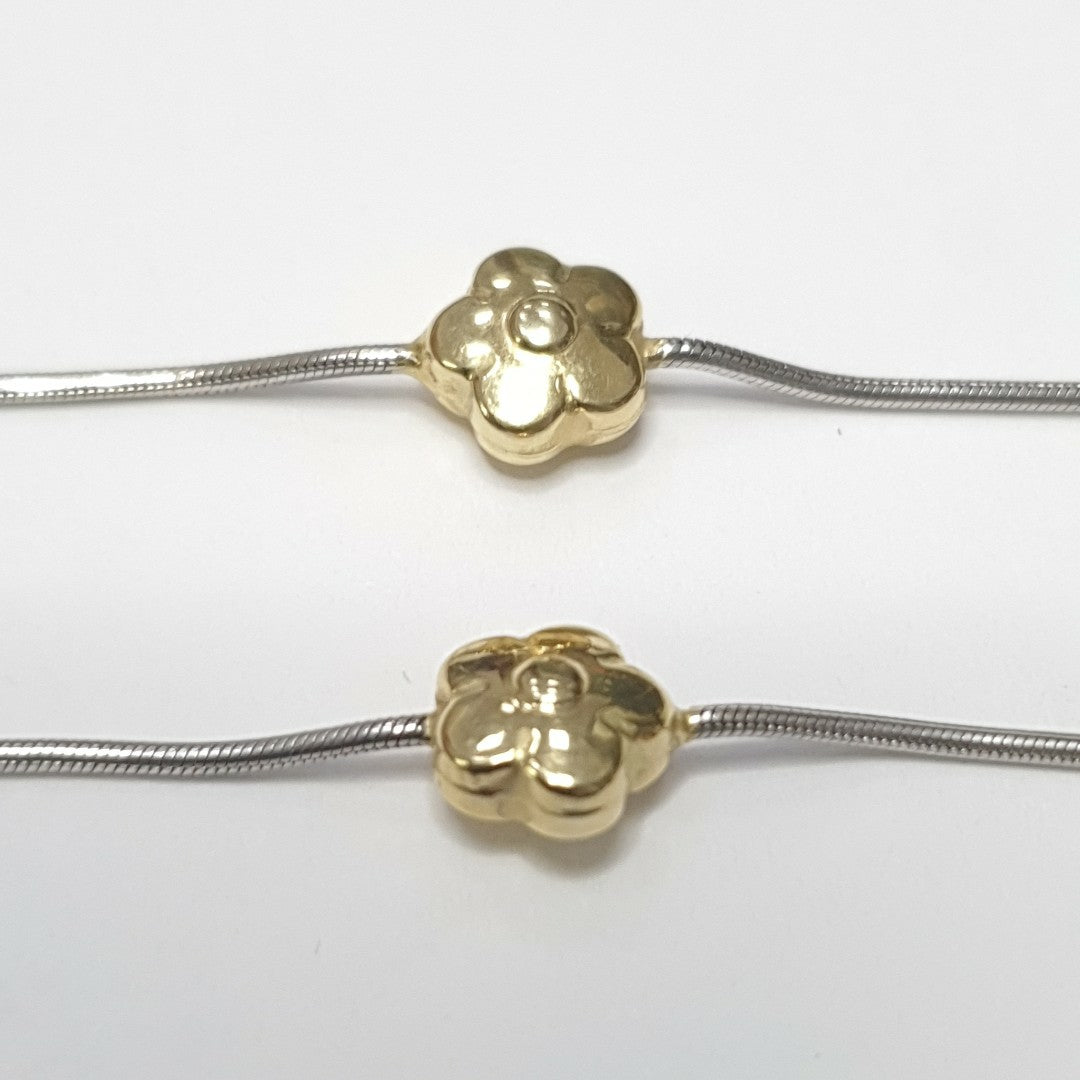 GARGANTILLA ORO COMBINADO 14 K 4,40 GRMS (SEMINUEVO)