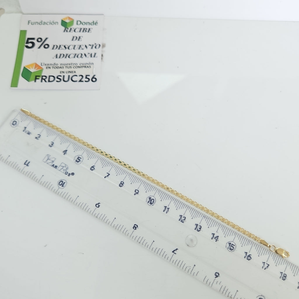 PULSERA BISMARK 14K 18 CM 2.4 GR (NUEVO)