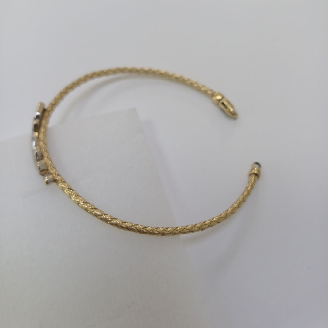 PULSERA RIGIDA ORO 14 K 6,00 GRMS (SEMINUEVO)