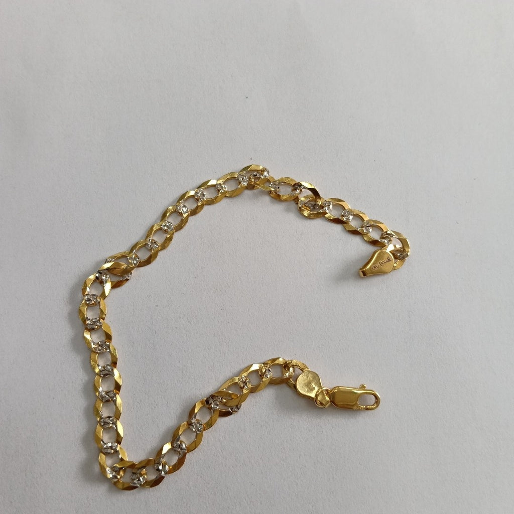 PULSERA BARBADA 14K 21 CM 6.4 GR (NUEVO)