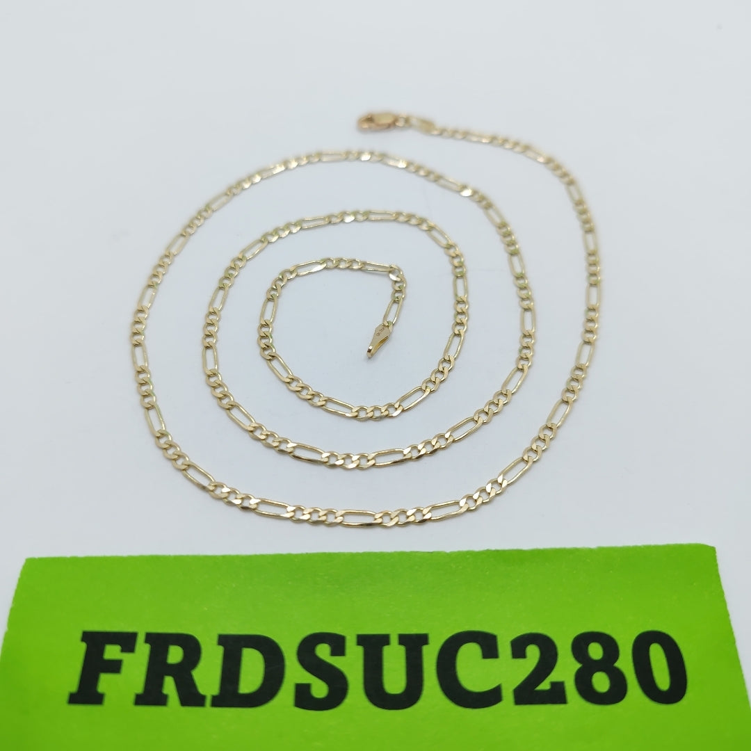 CADENA 3X1 14K 55 CM 5 GR (NUEVO)