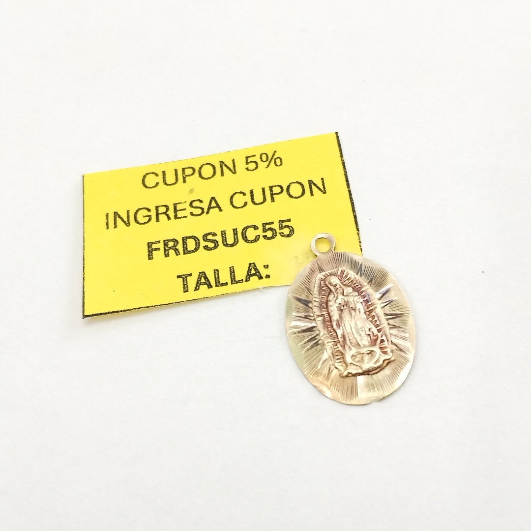 MEDALLA RELIGIOSA ORO 10 K 1,20 GRMS (SEMINUEVO)