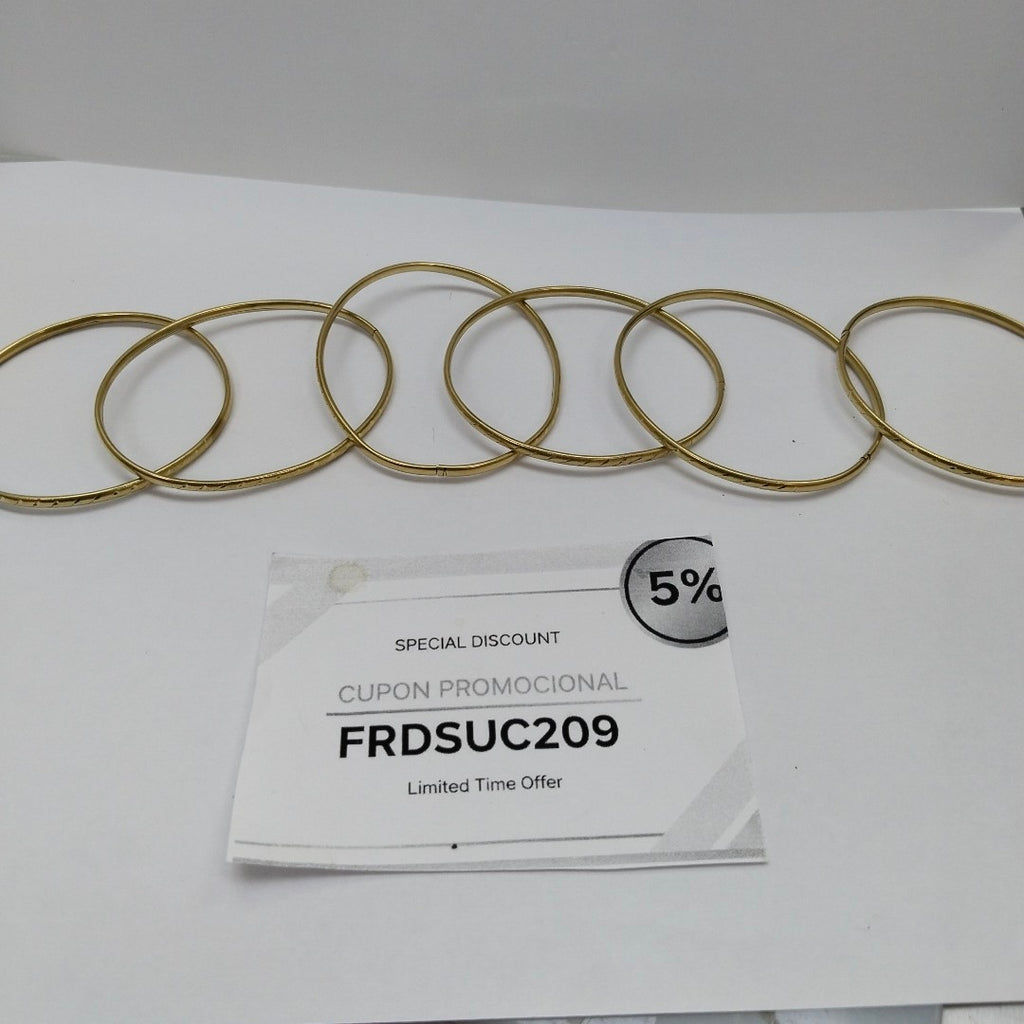 SEMANARIO DE PULSERAS ORO 10 K 19.8 GRMS (SEMINUEVO)