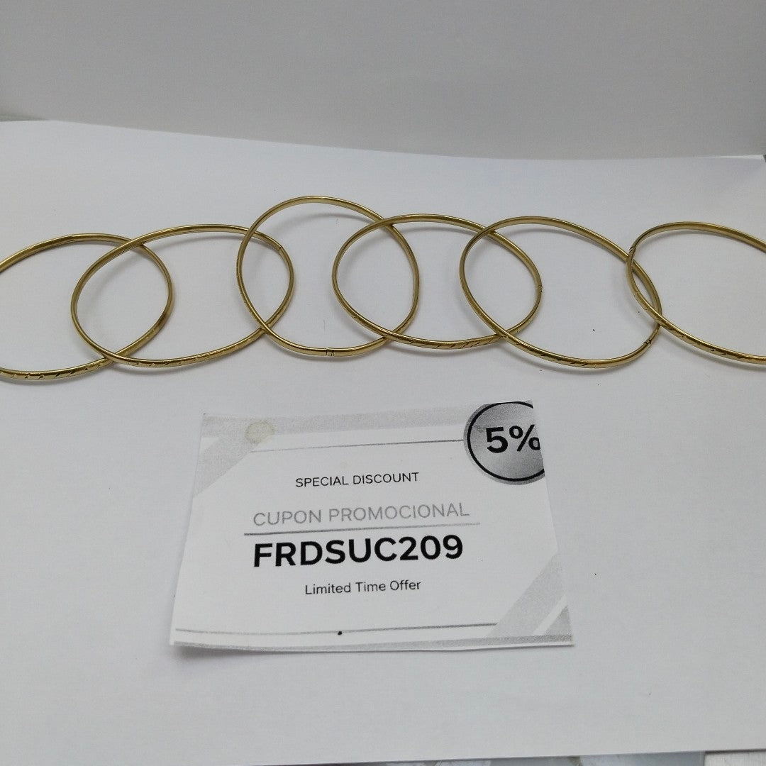 SEMANARIO DE PULSERAS ORO 10 K 19.8 GRMS (SEMINUEVO)
