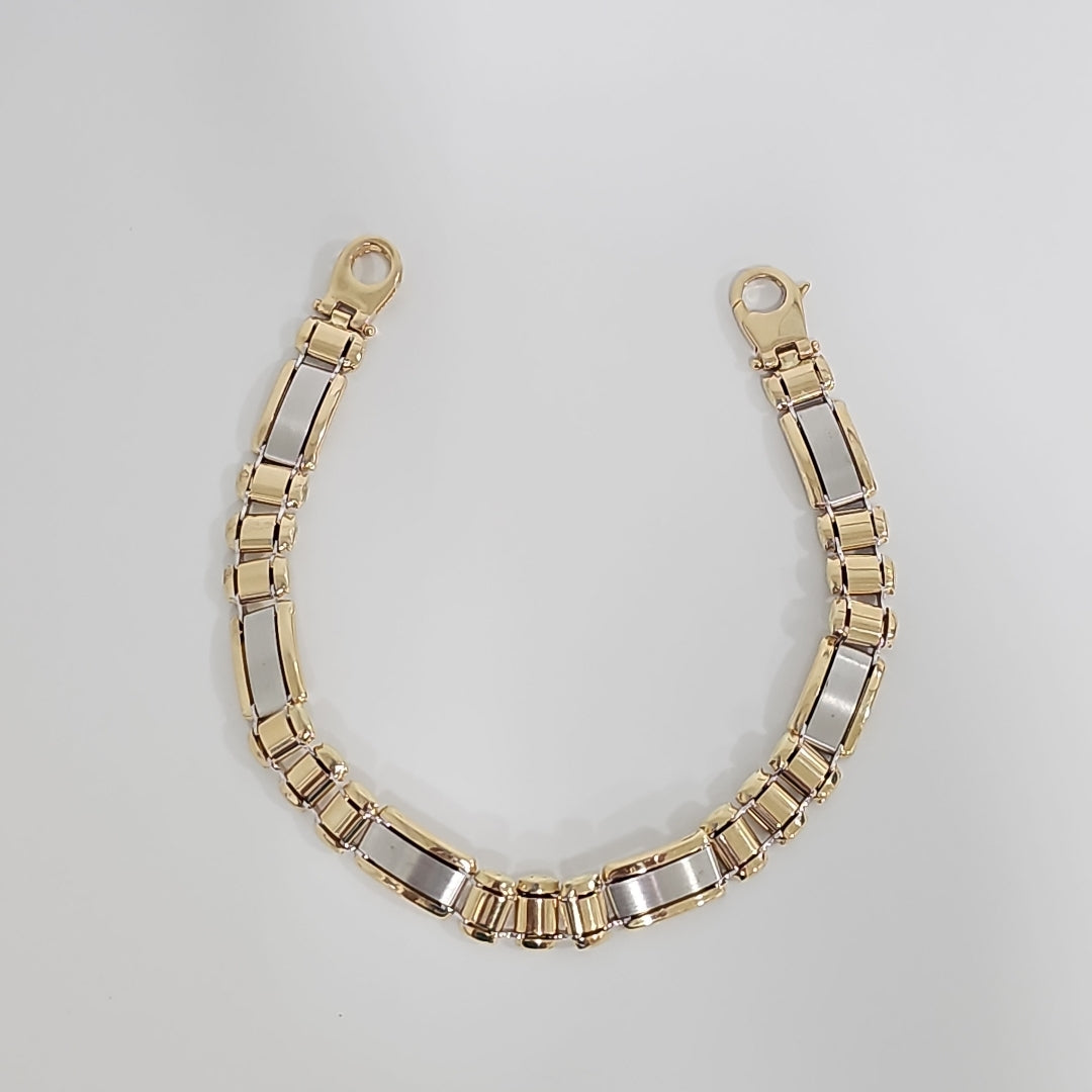 PULSERAS CABALLERO ORO 14K 13.6 (NUEVO)