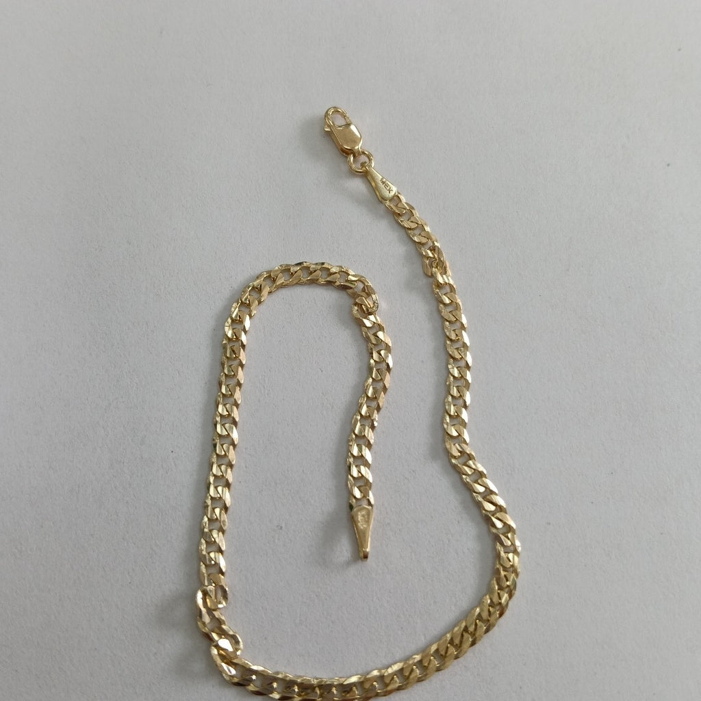 PULSERA BARBADA 14K 21 CM 3.6 GR (NUEVO)