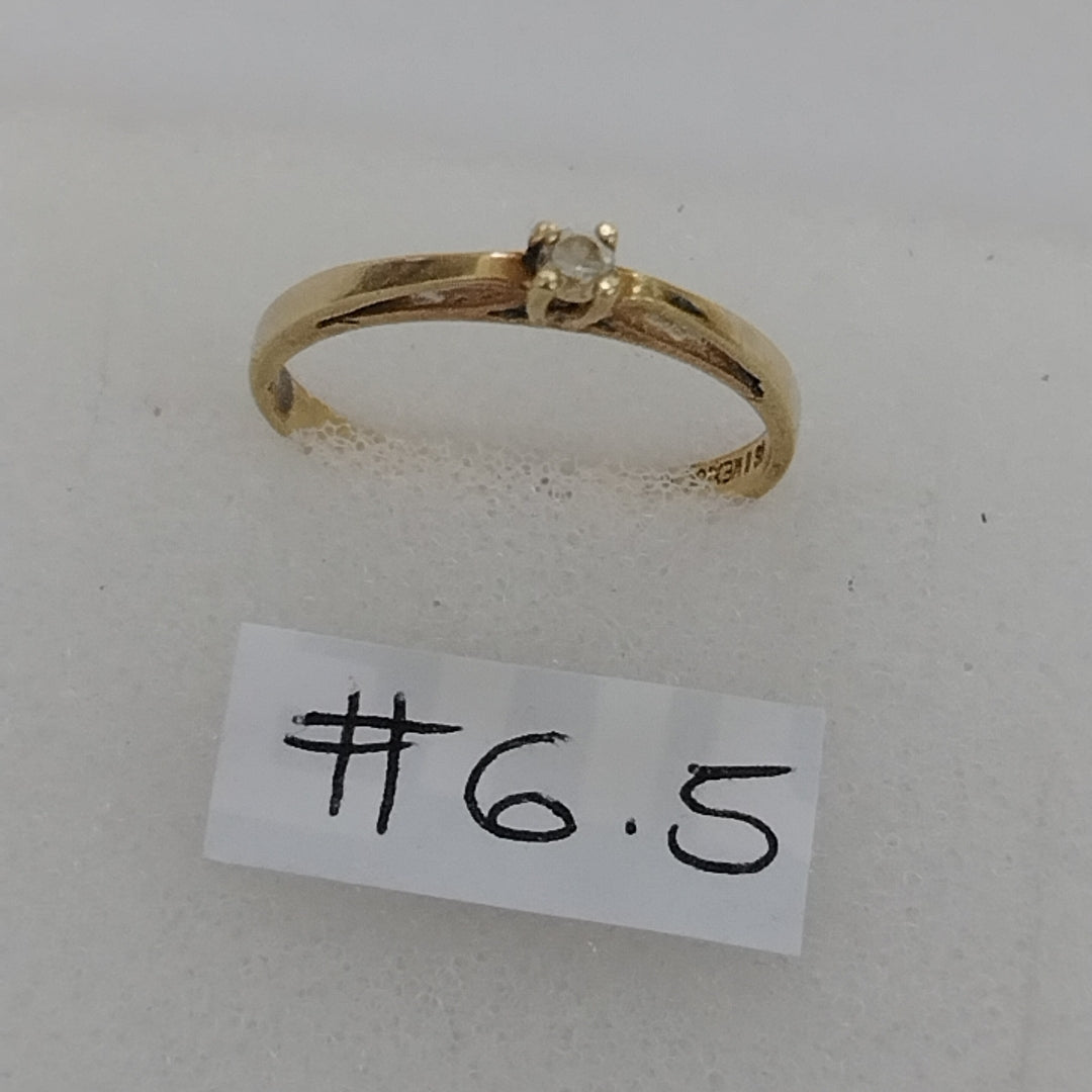 SOLITARIO ORO 14 K 1.3 GRMS (SEMINUEVO)
