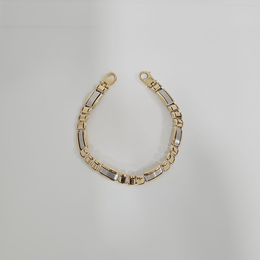 PULSERAS CABALLERO ORO 14K 14 (NUEVO)