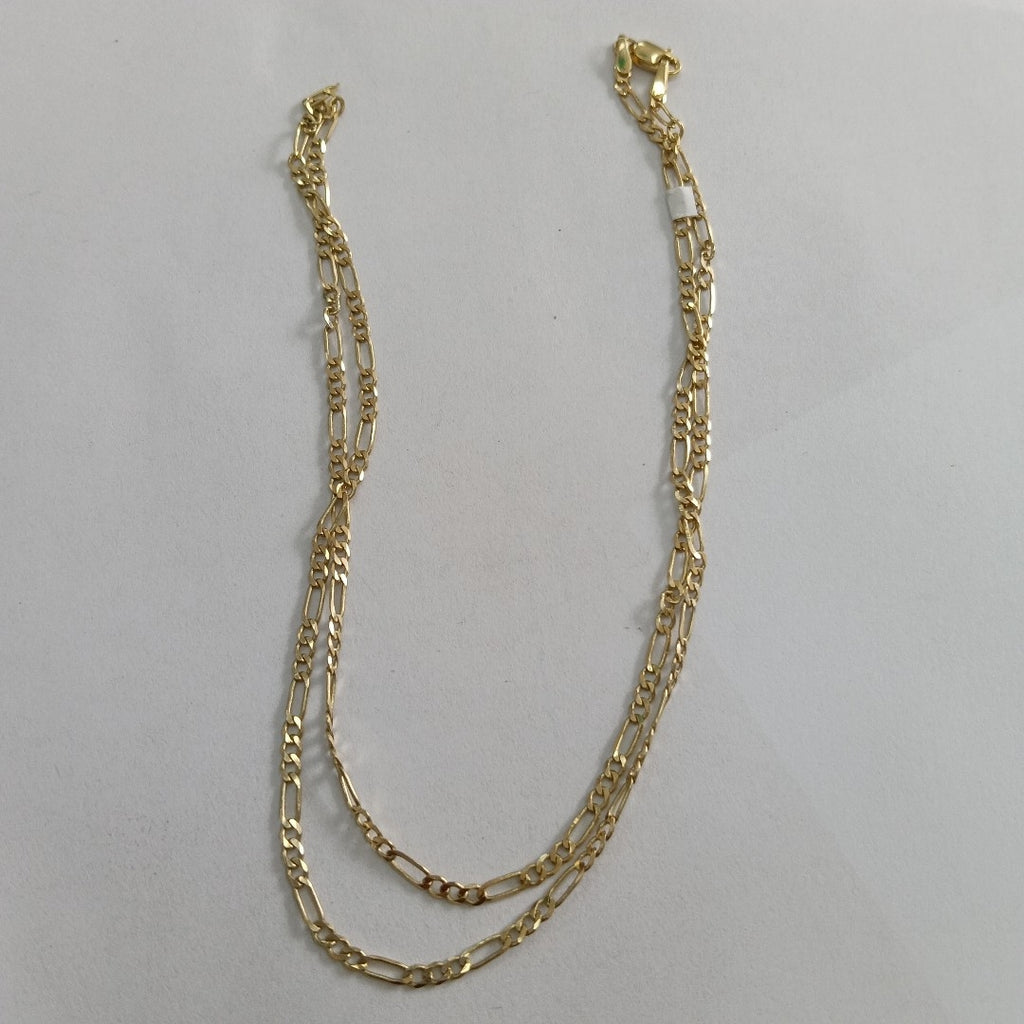 CADENA TEJIDO 3X1 14K 55 CM 5.2 GR (NUEVO)
