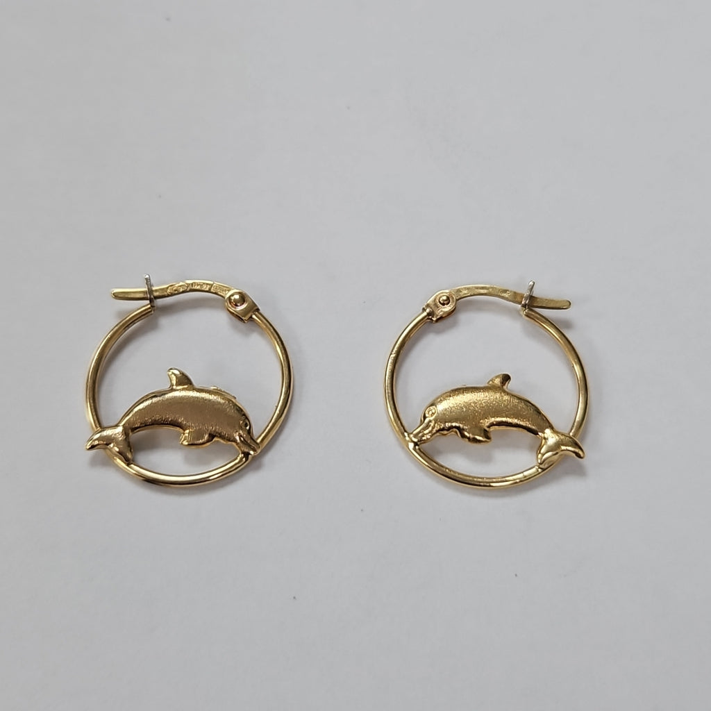 ARETES PAR ORO 14 K 1.9 GRMS (SEMINUEVO)