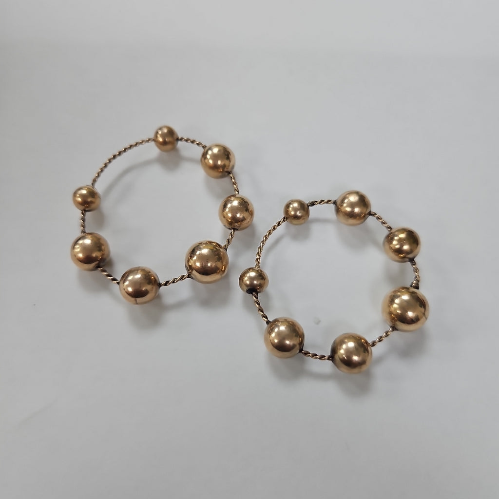 ARRACADAS PAR ORO 8 K 8,80 GRMS (SEMINUEVO)