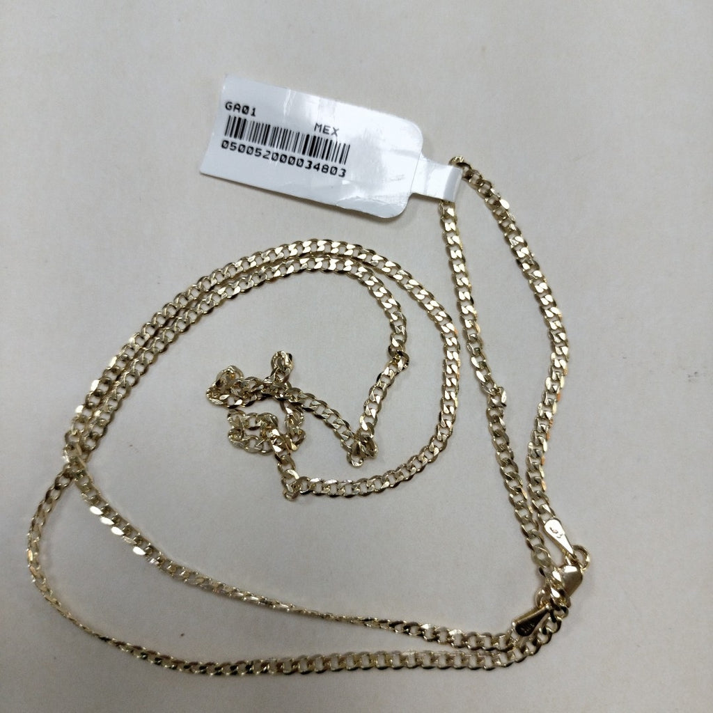 CADENA BARBADA 14K 60 CM 6 GR (NUEVO)