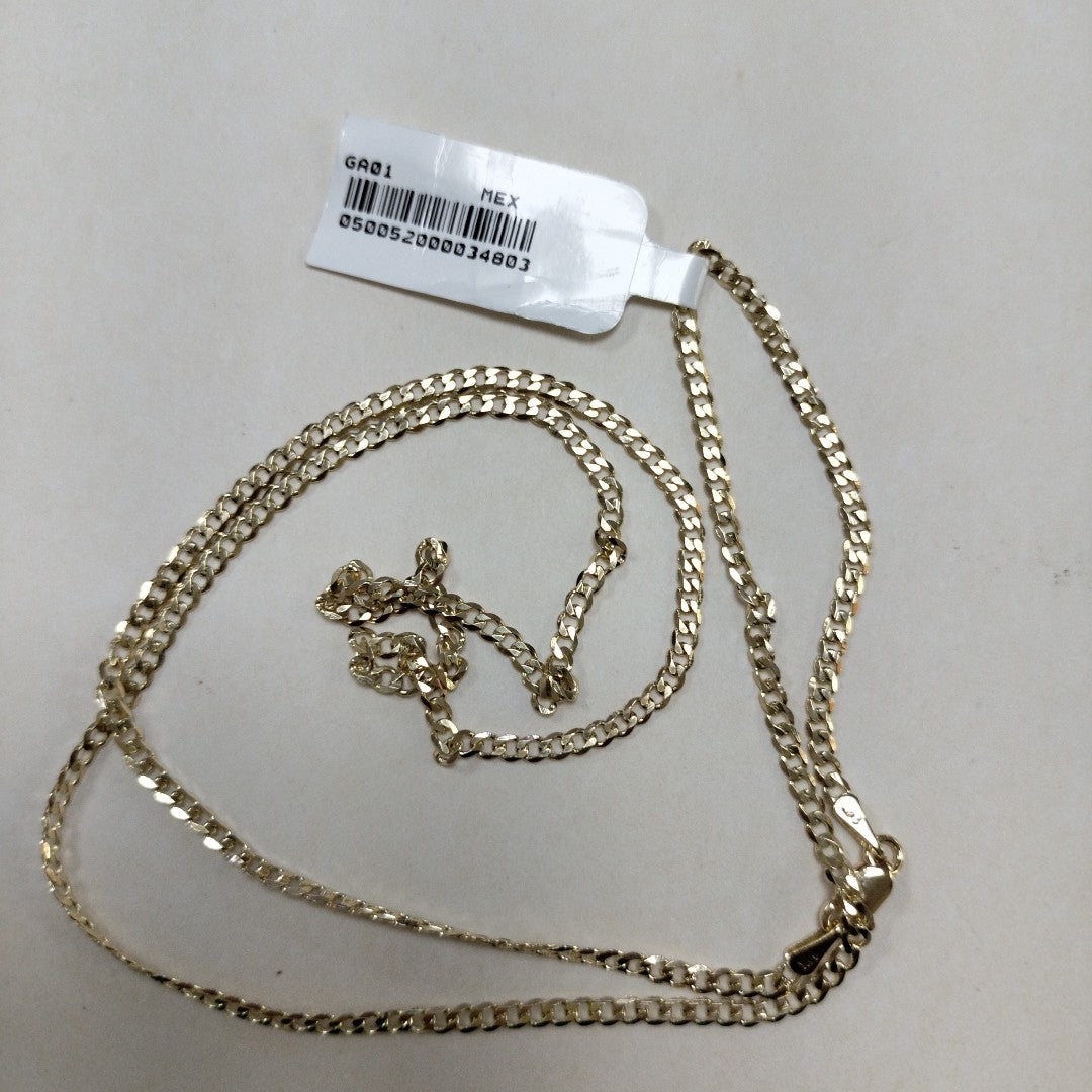 CADENA BARBADA 14K 60 CM 6 GR (NUEVO)