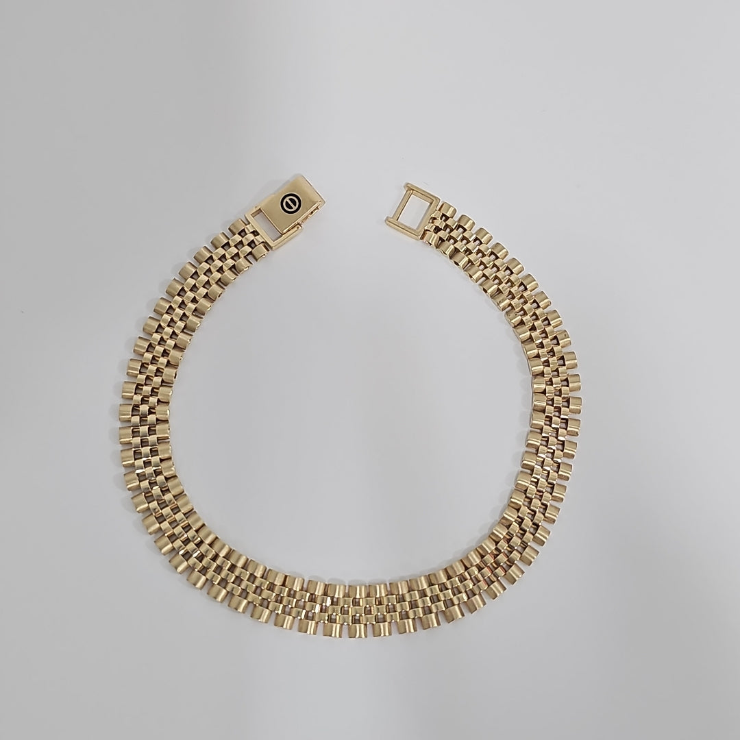 PULSERAS CABALLERO ORO 14K 10.7 (NUEVO)