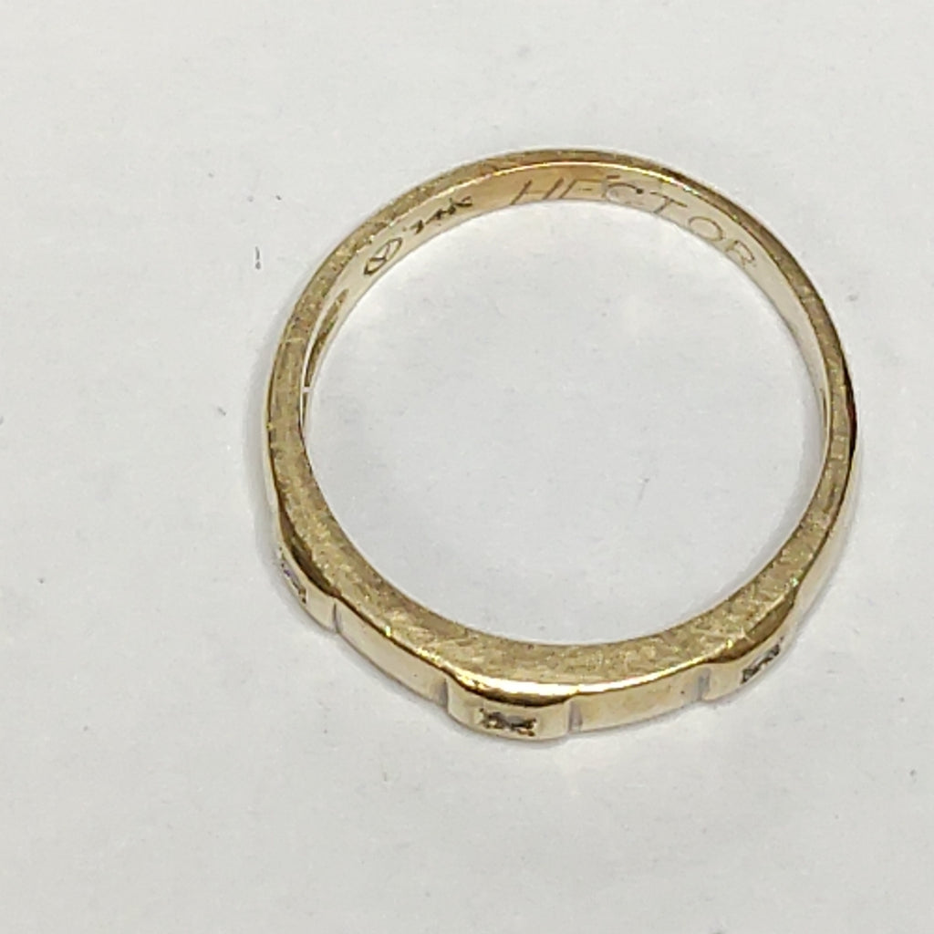 ARGOLLA ORO, ORO BLANCO 14 K 2.3 GRMS (SEMINUEVO)