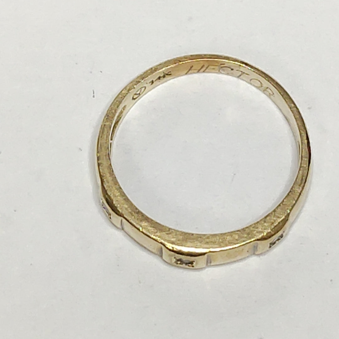 ARGOLLA ORO, ORO BLANCO 14 K 2.3 GRMS (SEMINUEVO)