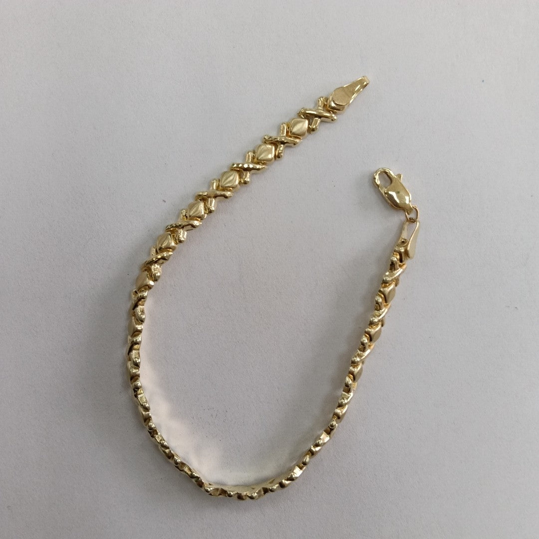 PULSERA ESP XOXO 14K 18 CM 6.1 GR (NUEVO)