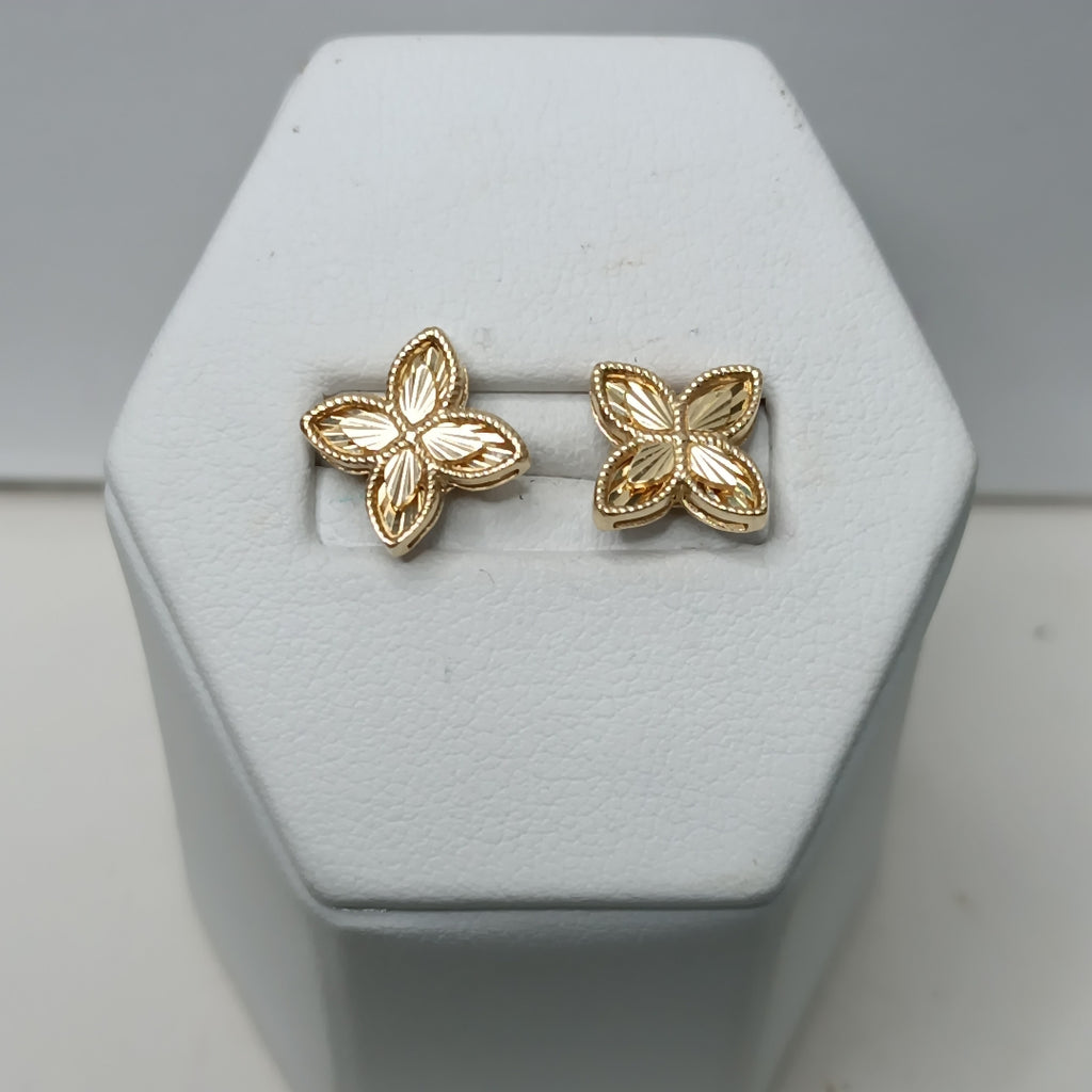 BROQUELES PAR ORO 14 K 2.6 GRMS (SEMINUEVO)