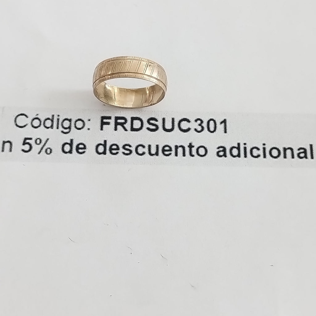 ARGOLLA ORO 14 K 2.3 GRMS (SEMINUEVO)