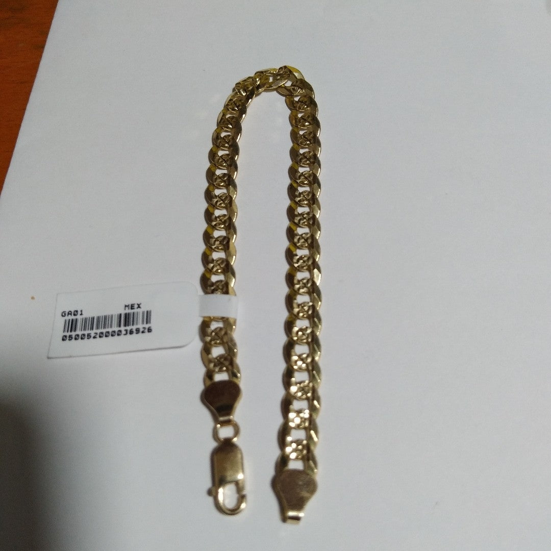 PULSERA BARBADA 14K 21 CM 16.8 GR (NUEVO)