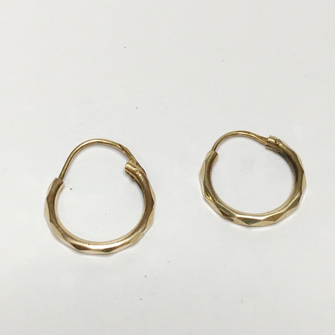 ARRACADAS PAR ORO 10 K 0.6 GRMS (SEMINUEVO)