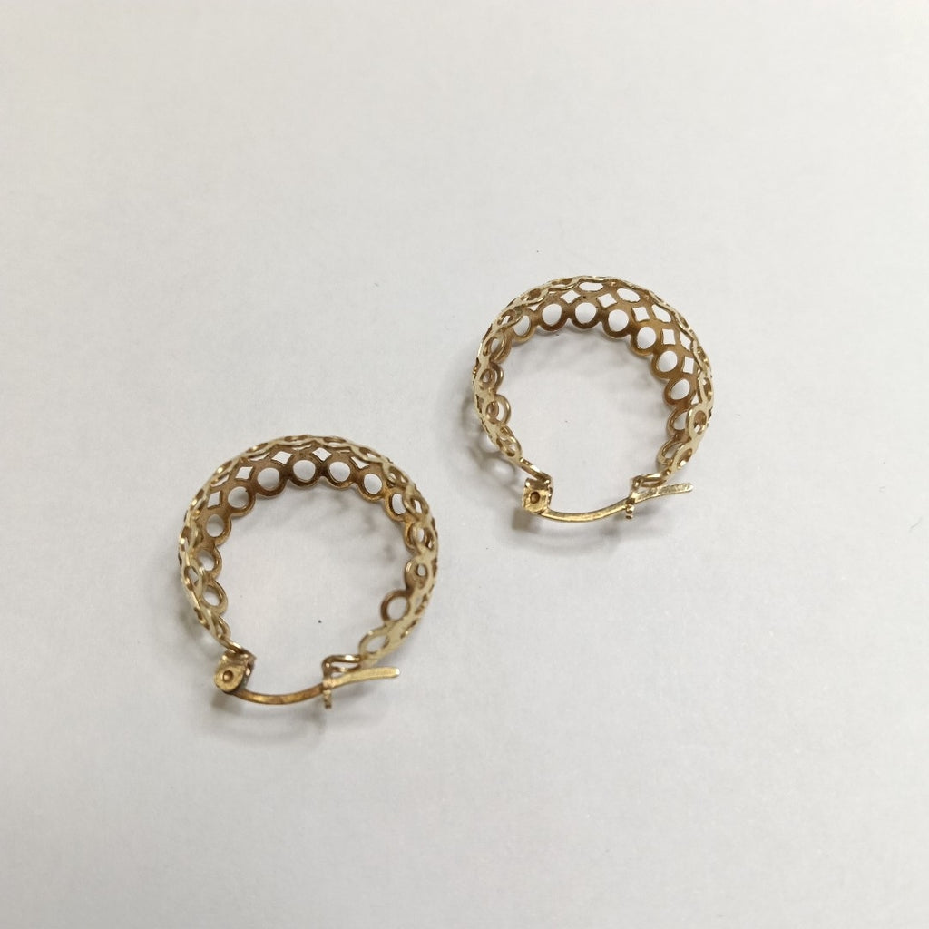 ARRACADAS PAR ORO 14 K 2.3 GRMS (SEMINUEVO)