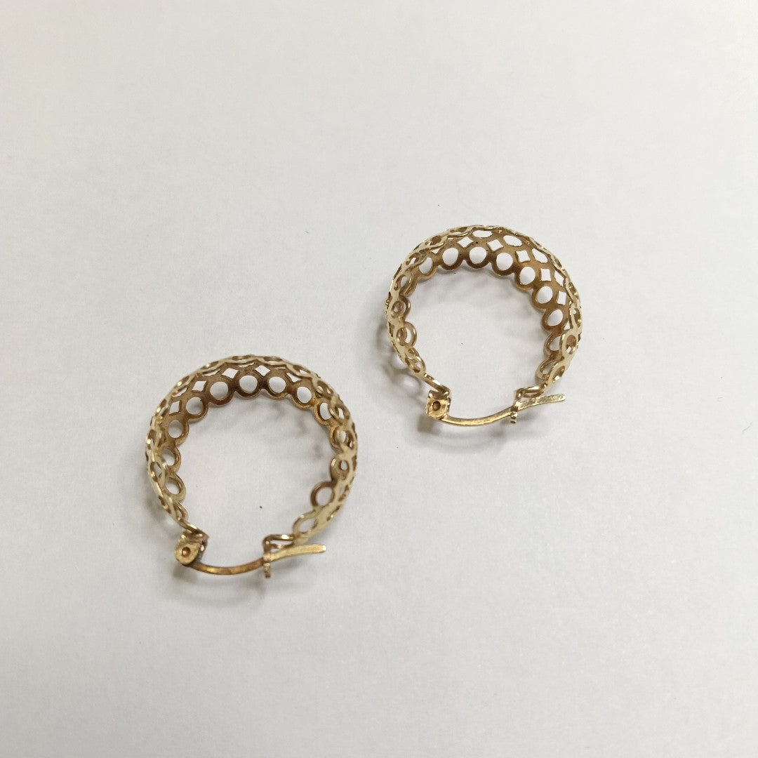 ARRACADAS PAR ORO 14 K 2.3 GRMS (SEMINUEVO)