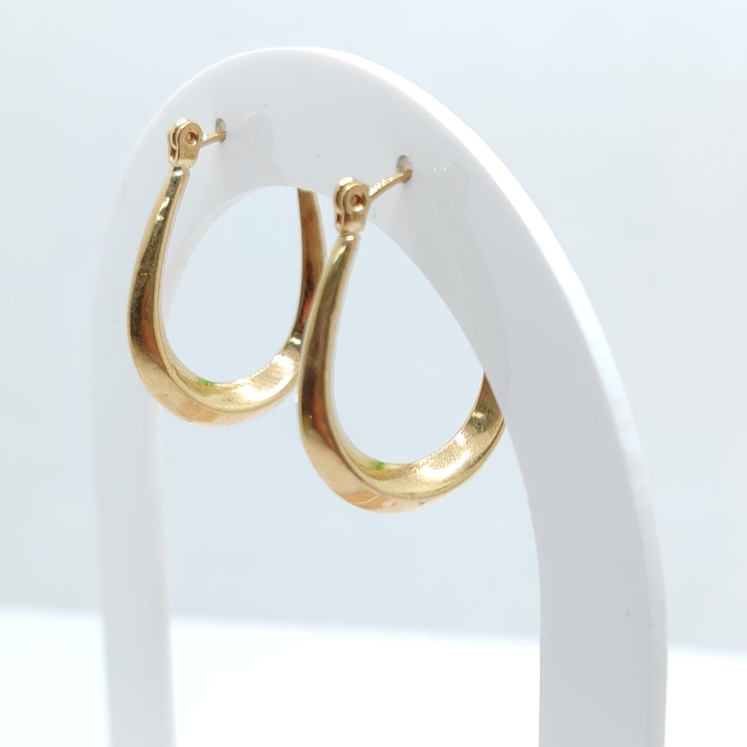 ARRACADAS PAR ORO 14 K 1.5 GRMS (SEMINUEVO)
