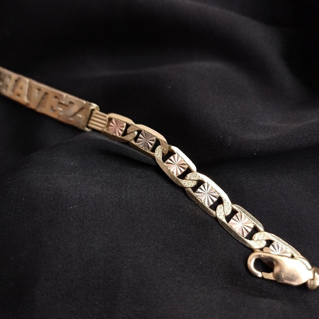 ESCLAVA ORO COMBINADO 14 K 12,00 GRMS (SEMINUEVO)