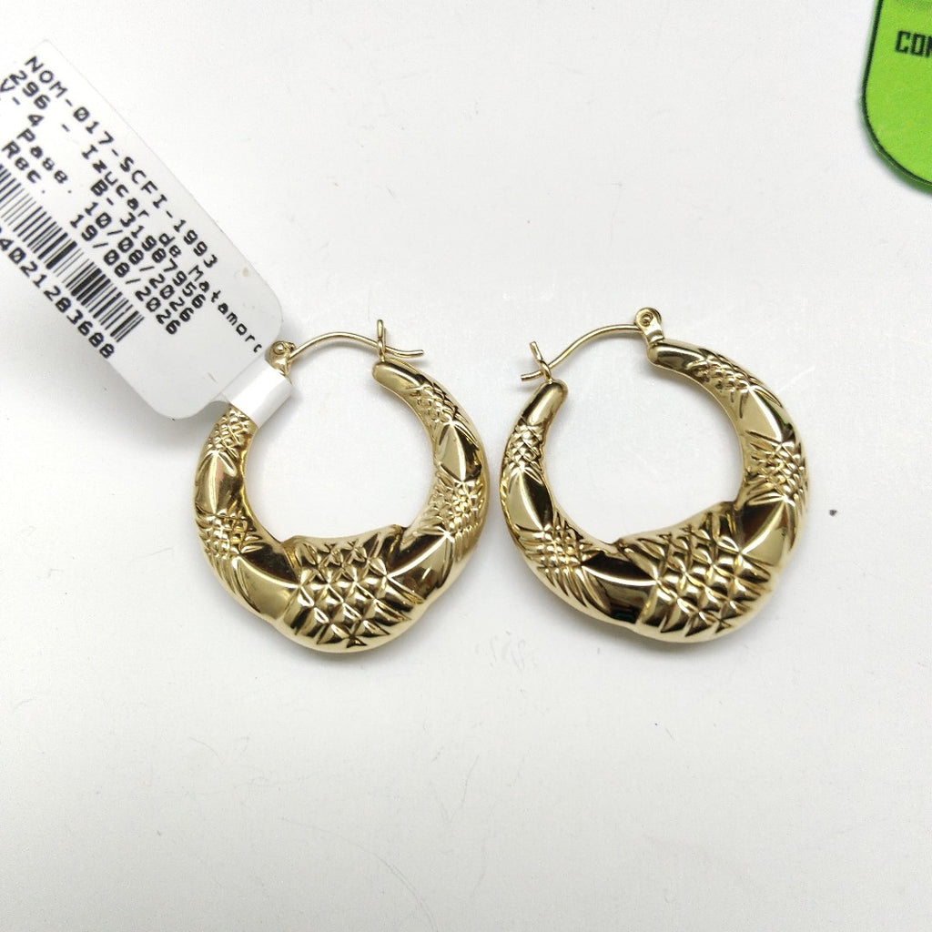 ARRACADAS PAR ORO 14 K 3.3 GRMS (SEMINUEVO)