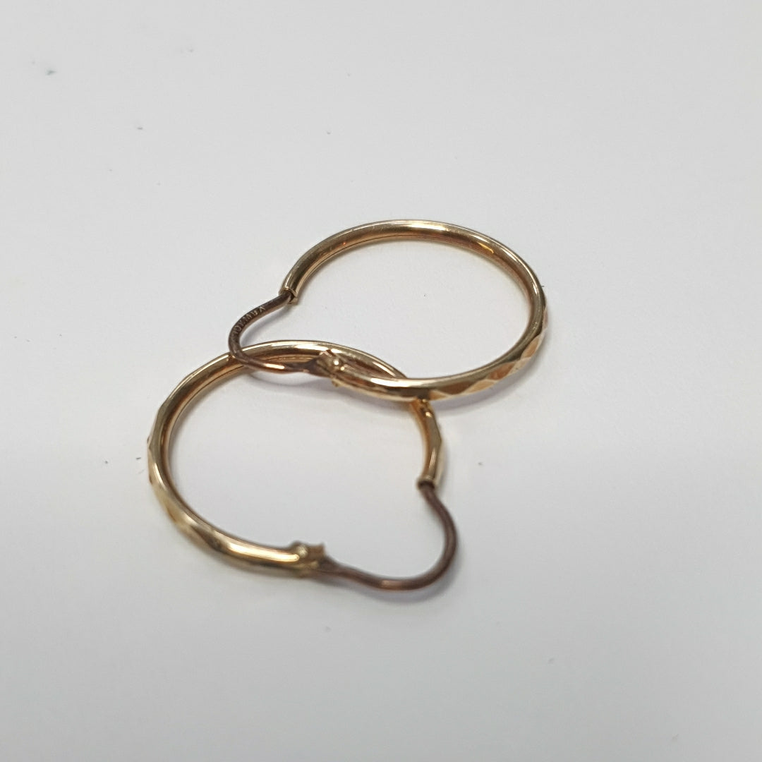 ARRACADAS PAR ORO 10 K 0,90 GRMS (SEMINUEVO)