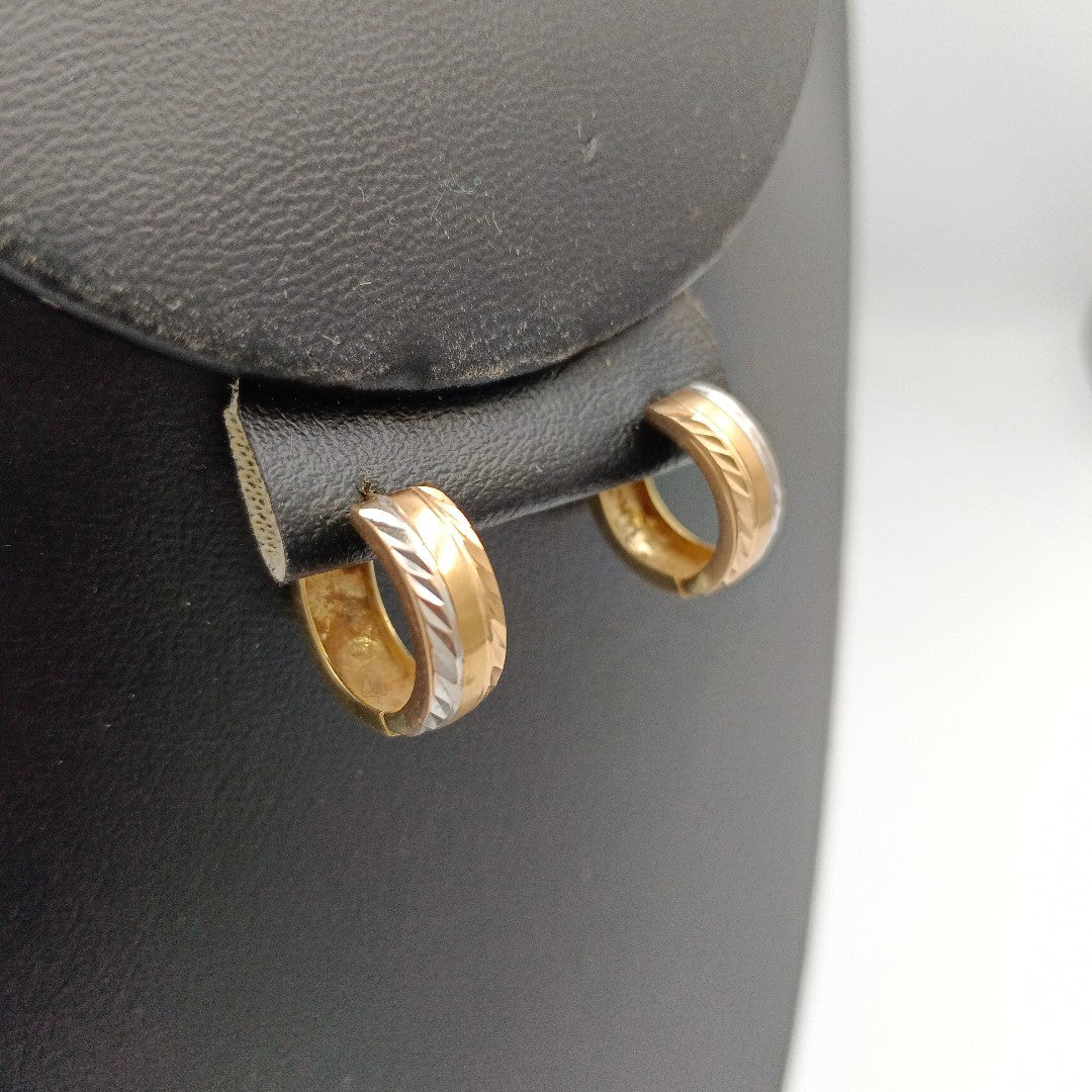 ARRACADAS PAR ORO 14 K 3,40 GRMS (SEMINUEVO)