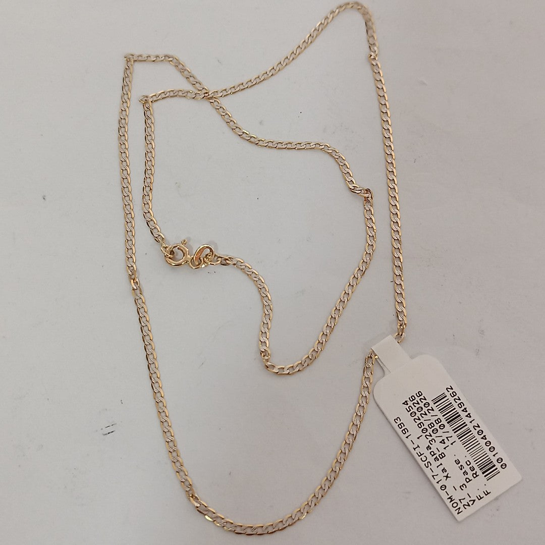 CADENA ORO, RODIADO 14 K 2.7 GRMS (SEMINUEVO)