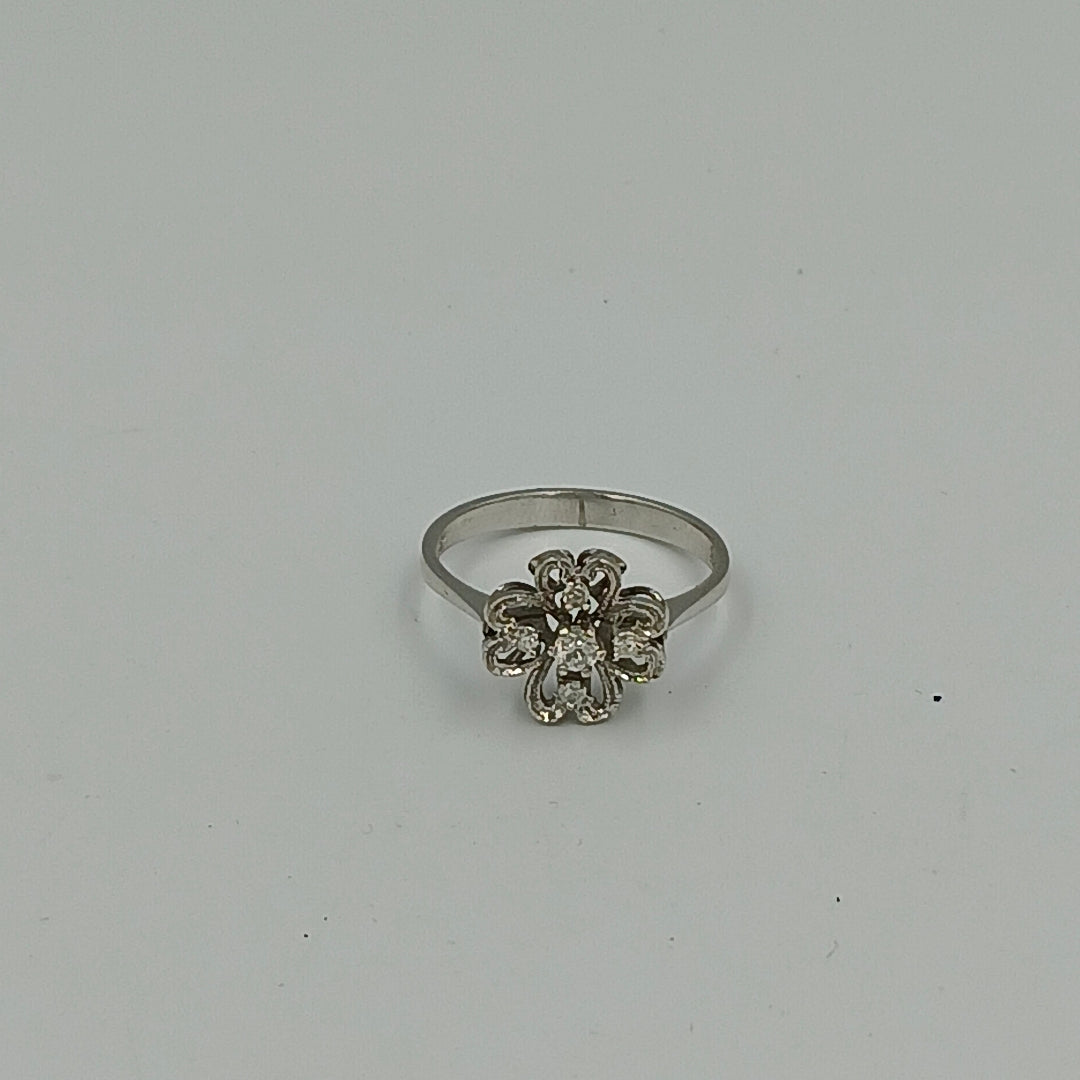 ANILLITO ORO BLANCO 18 K 2,60 GRMS (SEMINUEVO)