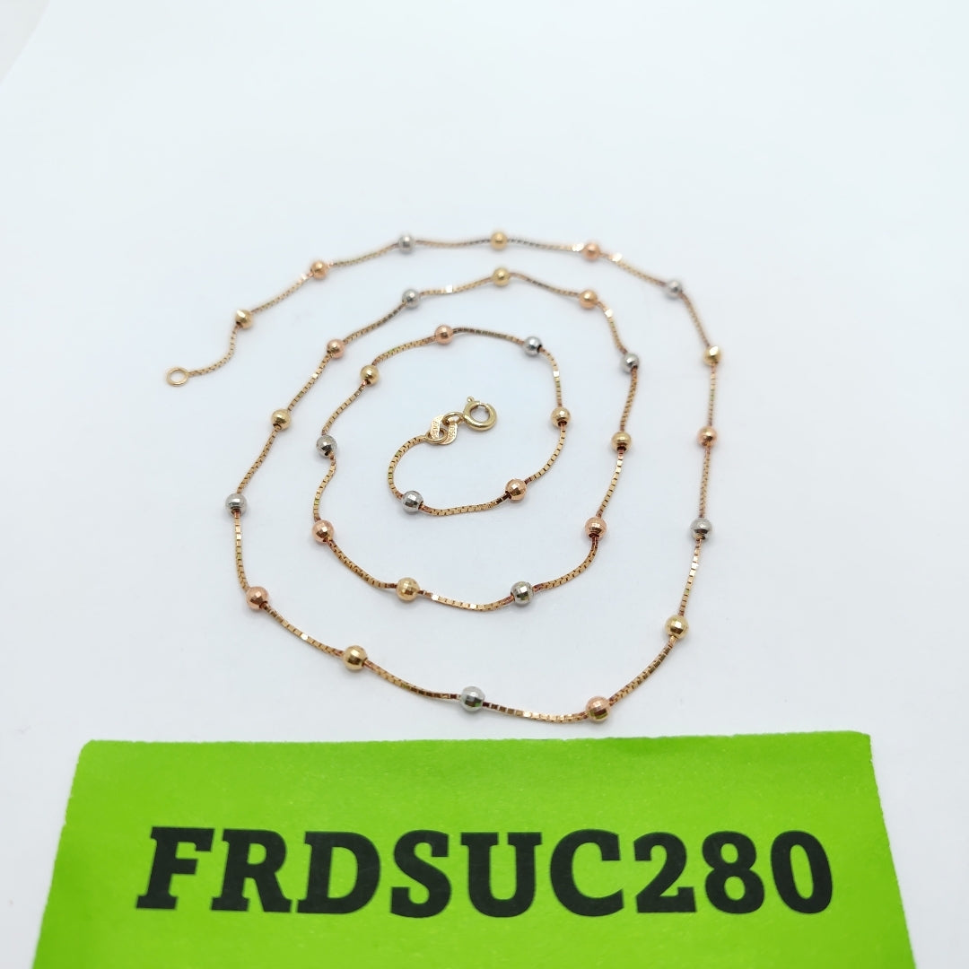CADENA ORO 14 K 4.5 GRMS (SEMINUEVO)