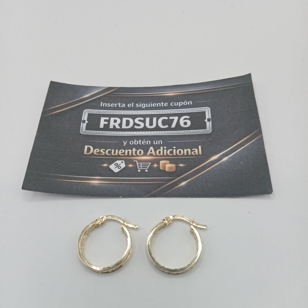 ARETES ARRACADAS FIG GRECAS 14K 1.7 GR (NUEVO)