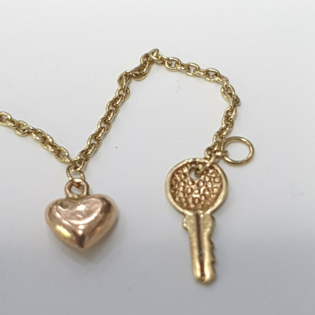 PULSERA ORO COMBINADO 14 K 2,70 GRMS (SEMINUEVO)