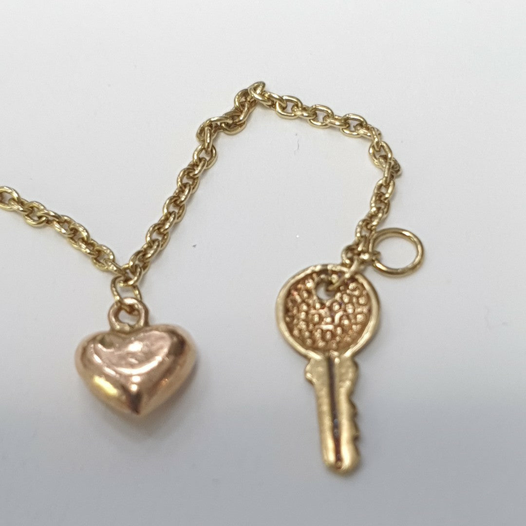 PULSERA ORO COMBINADO 14 K 2,70 GRMS (SEMINUEVO)