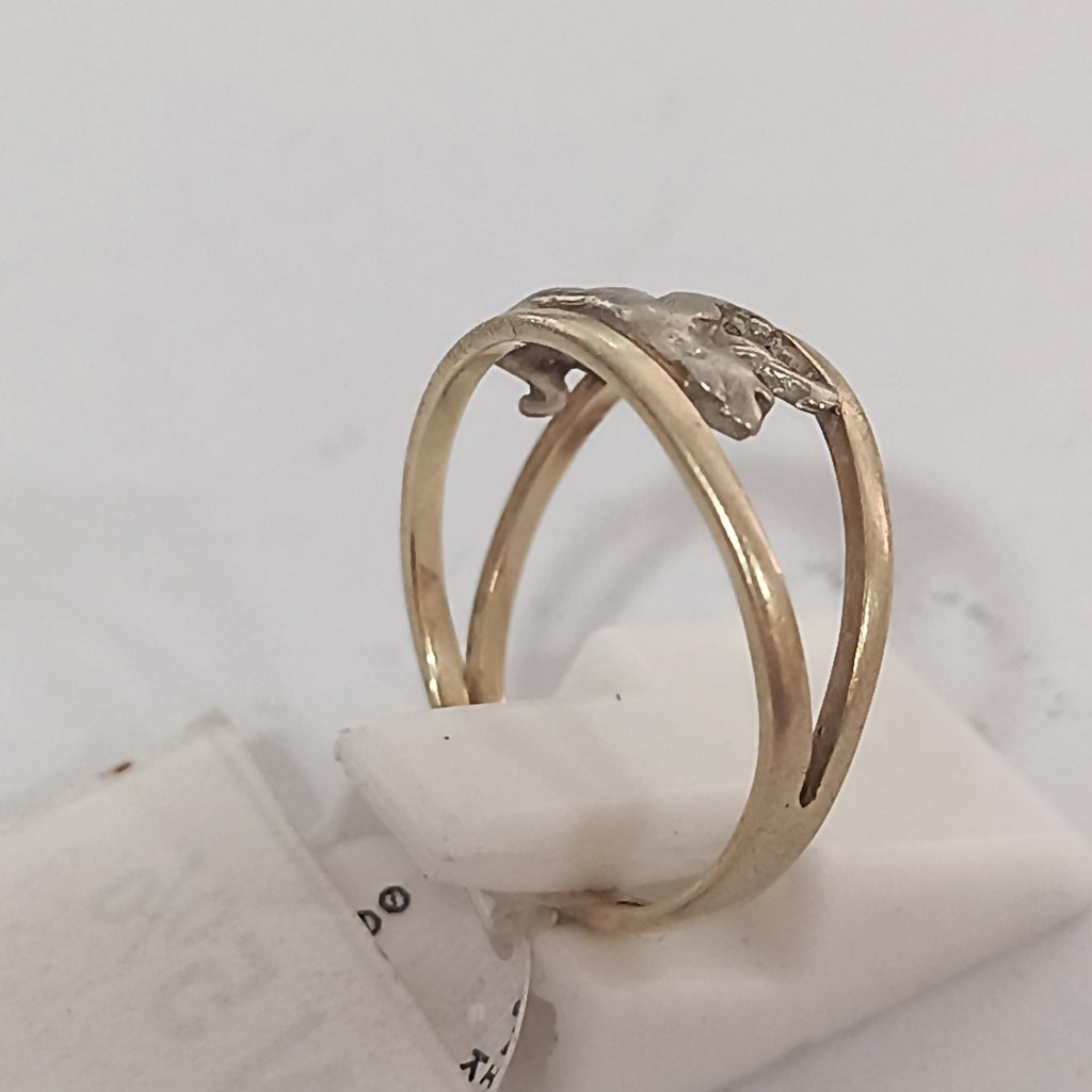 ANILLO ORO,RODIADO 10 K 2,00 GRMS (SEMINUEVO)