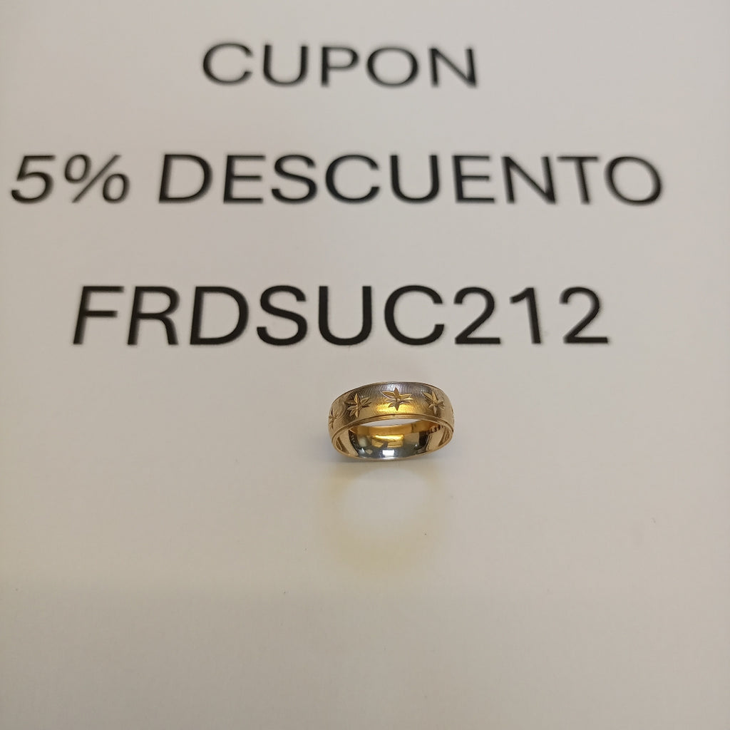 ARGOLLA ORO 14 K 2 GRMS (SEMINUEVO)