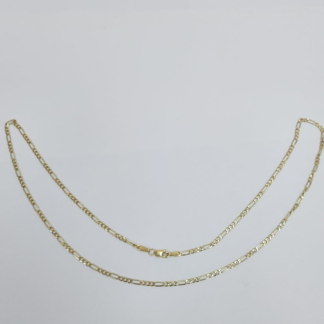 CADENA TEJIDO 3X1 14K 55 CM 5.2 GR (NUEVO)