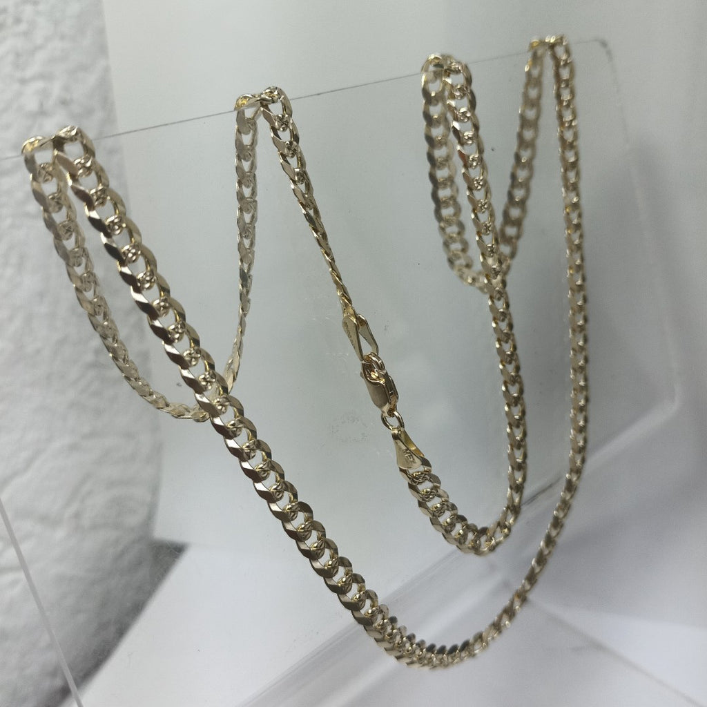CADENA BARBADA 14K 60 CM 21.3 GR (NUEVO)
