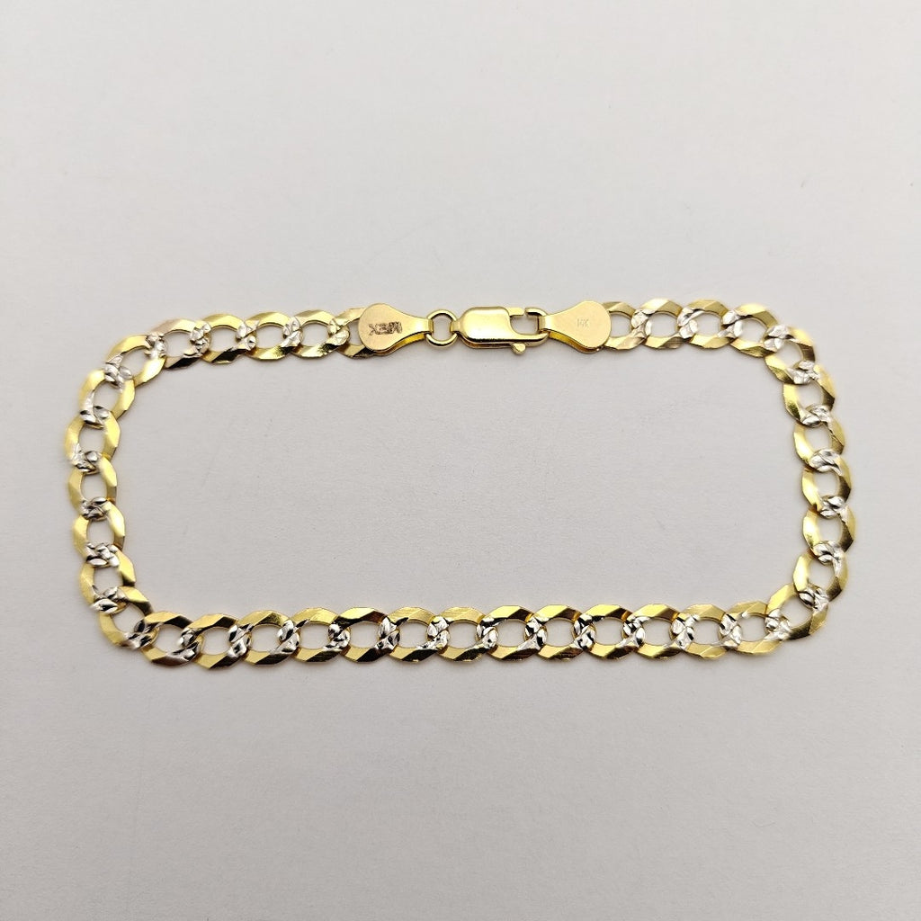 PULSERA BARBADA 14K 21 CM 6.4 GR (NUEVO)