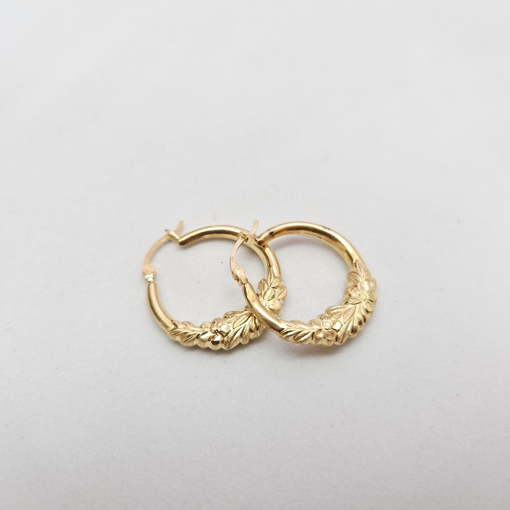 ARRACADAS PAR ORO 14 K 2,60 GRMS (SEMINUEVO)