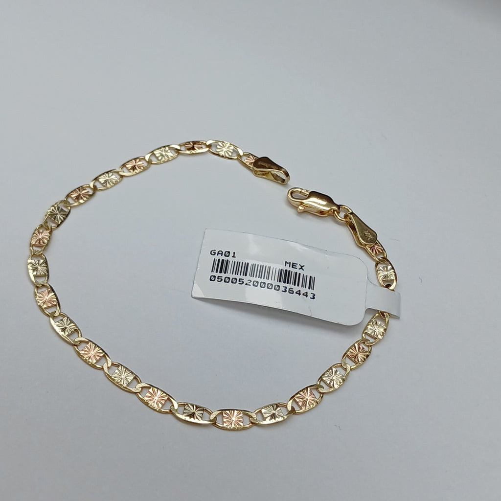 PULSERA GUCHI 14K 18 CM 2.9 GR (NUEVO)